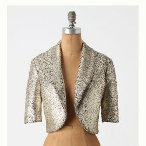 Taikonhu Anthropologie Golden Fleece Bolero Jacket